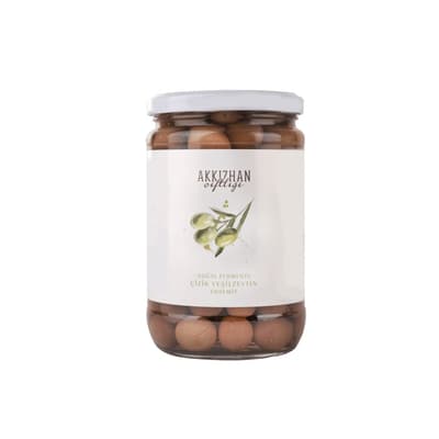 Akkızhan Çiftliği Edremit Yeşil Çizik Zeytin 500 gr