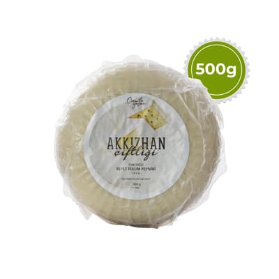 Akkızhan Çiftliği İnek Sepet Tulum Peyniri 500 gr (3 ay)