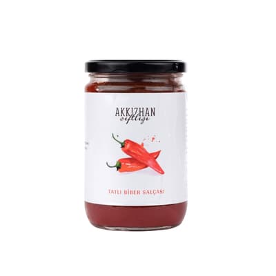 Akkızhan Çiftliği Tatlı Biber Salçası 660 gr