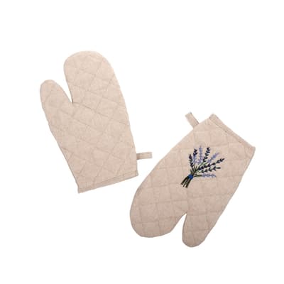 Kisthene Home Baskılı Mutfak Eldiveni / Nakışlı