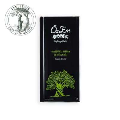 Özem Olgun Hasat Natürel Sızma Zeytinyağı 5 lt