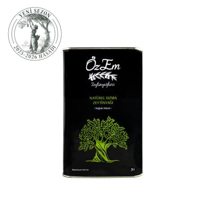 Özem Olgun Hasat Natürel Sızma Zeytinyağı 3 lt