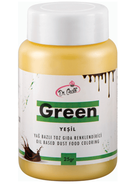 Dr.Gusto Yağ Bazlı Yeşil Toz Boya 25 gr