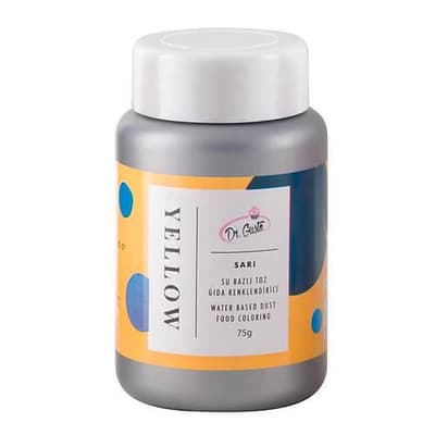 Dr.Gusto Su Bazlı Sarı Toz Boya 75 gr