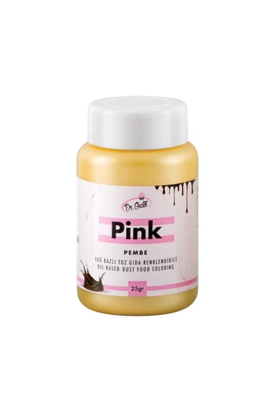 Dr.Gusto Yağ Bazlı Pembe Toz Boya 25 gr