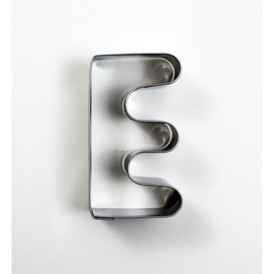 E Şekilli Metal Kurabiye Kalıbı Dk-E