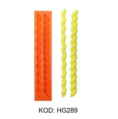 HG289 2'li Burgu Silikon Kalıbı