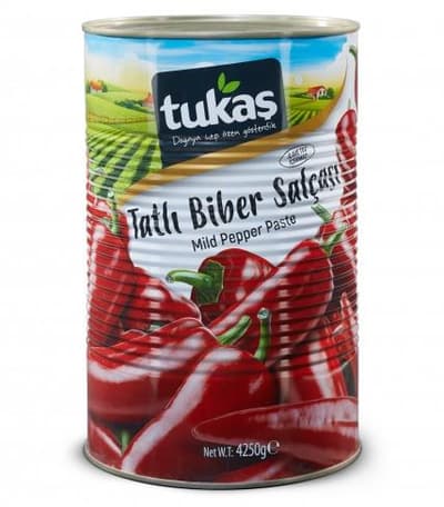 Tukaş Tatlı Biber Salçası 4250 gr