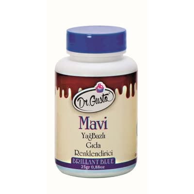 Dr.Gusto Yağ Bazlı Mavi Toz Boya 25 gr