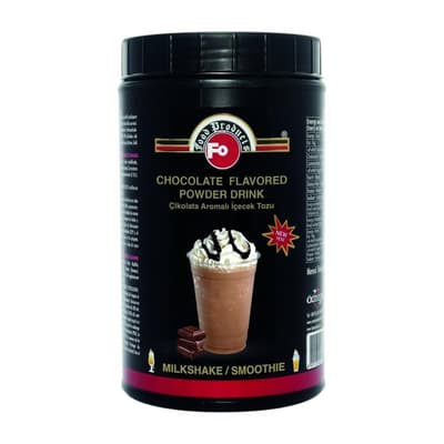Fo Çikolata Aromalı İçecek Tozu Milk Shake/Smothie Kavanoz 1 kg