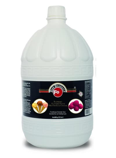 Fo Dondurma ve Kokteyl için Frambuaz Aromalı Sos 6 kg