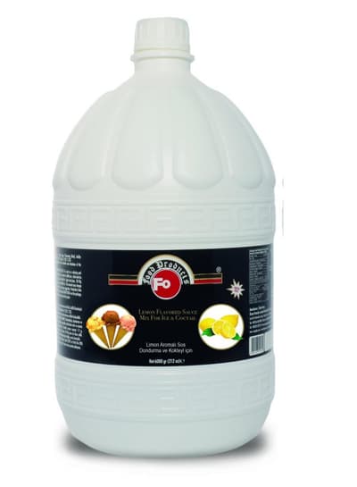 Fo Dondurma ve Kokteyl için Limon Aromalı Sos 6 kg
