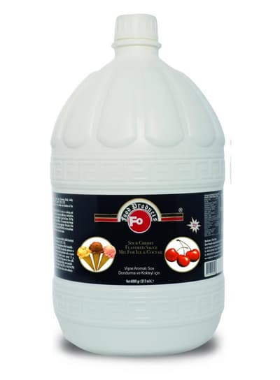 Fo Dondurma ve Kokteyl için Vişne Aromalı Sos 6 kg