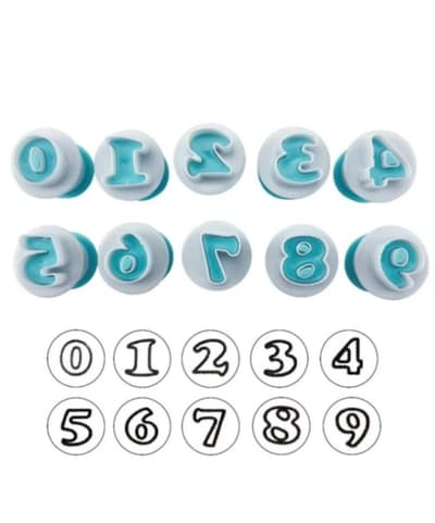 Plastik Basmalı Rakam Set