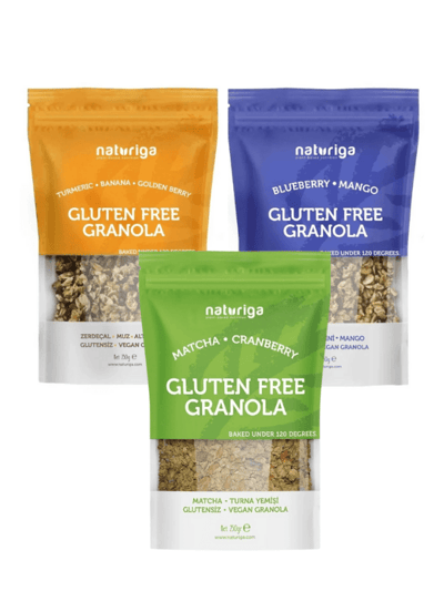 Üçlü Glutensiz Granola Set