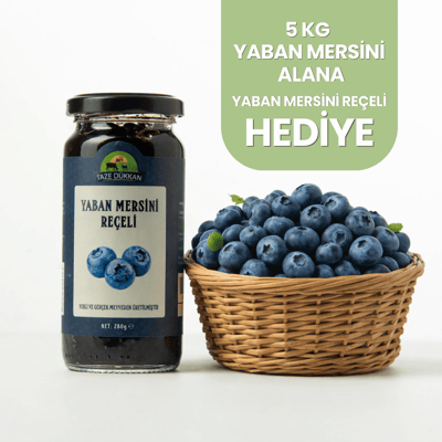 5 Kg Yaban Mersini Alana Yaban Mersini Reçeli Hediye