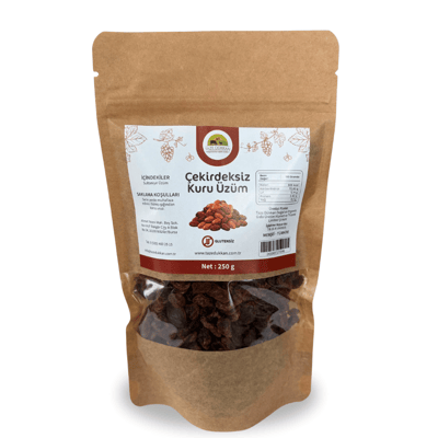 Çekirdeksiz Kuru Üzüm 250 gr