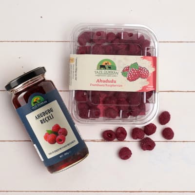 Doğadan Ahududu Seti