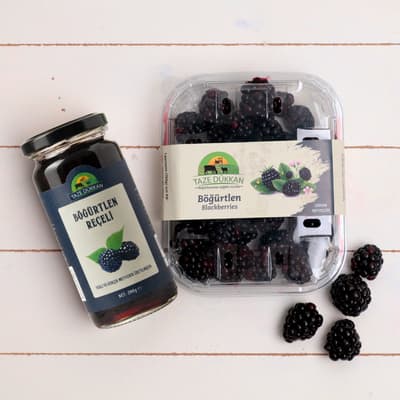 Doğadan Böğürtlen Seti