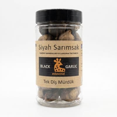 Edovital Siyah Sarımsak Soyulmamış Diş 150 g.