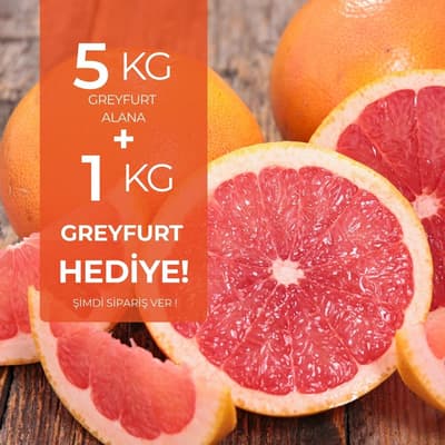 Greyfurt 5 kg Alana 1 kg Hediye