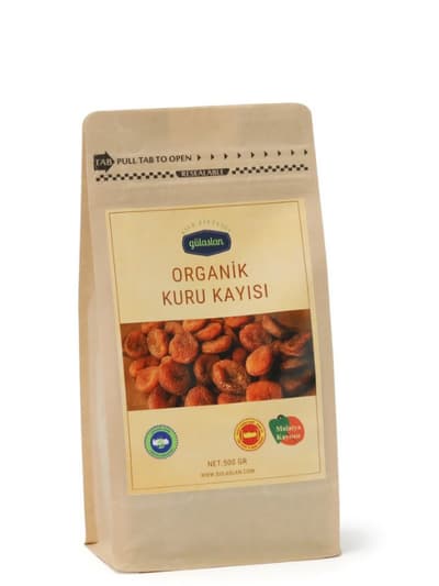 Gülaslan Organik Kuru Kayısı 500gr