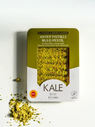 Kale Glutensiz & Rafine Şeker İlavesiz Antep Fıstıklı Rulo Pestil 230 g