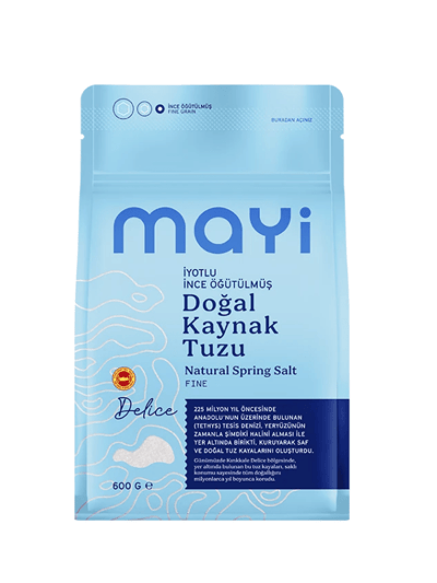 ÖĞÜTÜLMÜŞ SOFRA TUZU 600 GR (İYOT İLAVELİ)