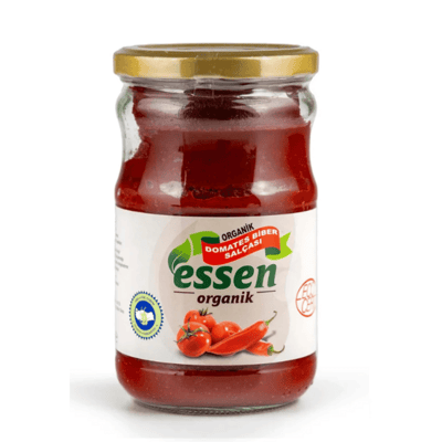 Organik Domates-Biber Karışık Salça (Tuzsuz) 650g