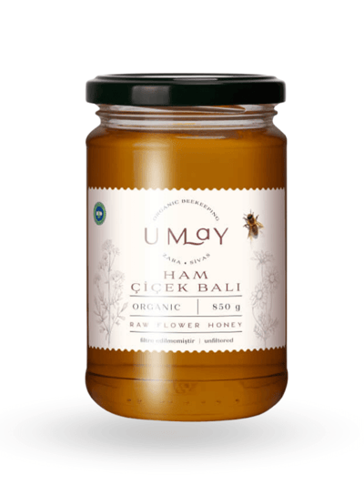 Organik Ham Çiçek Balı 850 gr