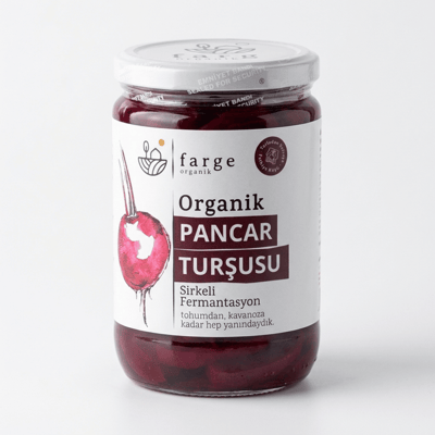 Organik Kırmızı Pancar Turşusu