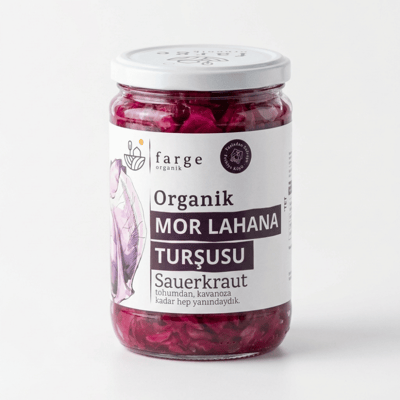 Organik Mor Lahana Turşusu