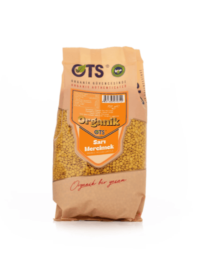 Organik Sarı Mercimek 750gr