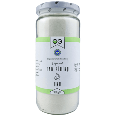 Organik Tam Pirinç Unu 300gr