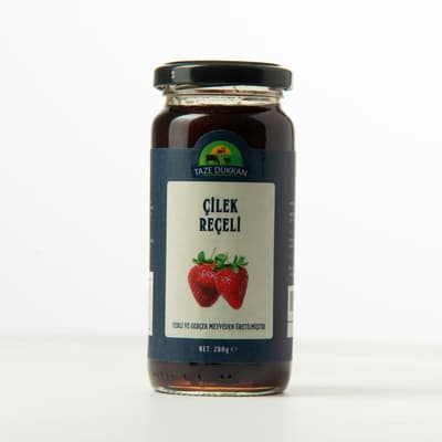 Şeker İlavesiz Çilek Reçeli 280 g