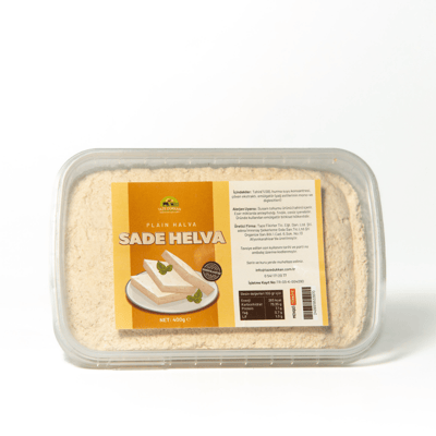 Şeker İlavesiz Sade Tahin Helvası 400 g