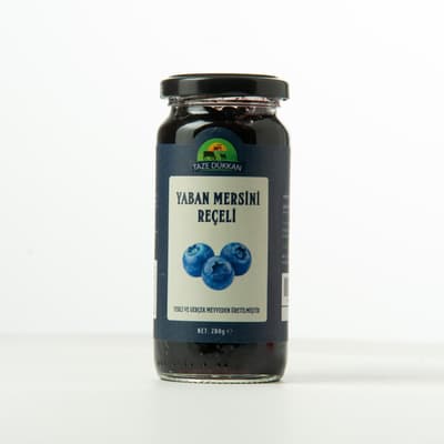 Şeker İlavesiz Yaban Mersini Reçeli 290gr