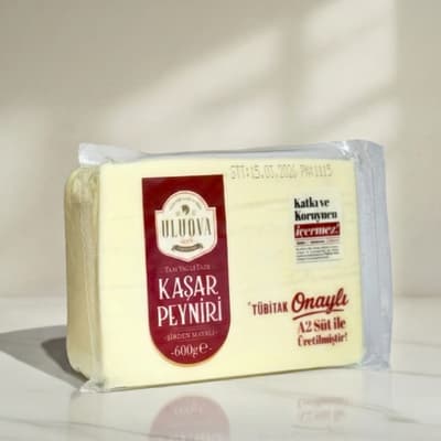 Uluova Tam Yağlı Kaşar Peyniri 600g