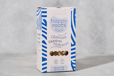 Glutensiz Rigatoni Makarna 250 gr - Happy Roots
