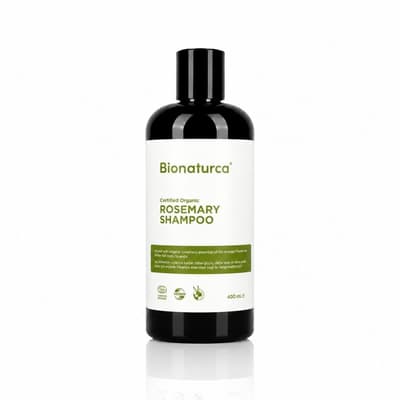 Organik Sertifikalı Dökülme Karşıtı Biberiye Şampuanı 400 ml - Bionaturca