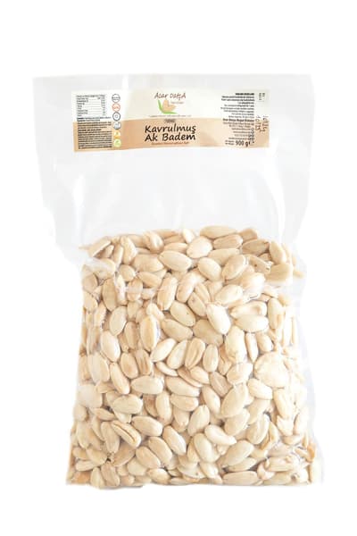 Kavrulmuş Ak Badem 900 gr