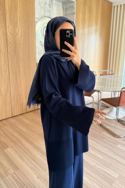 Liora Premium Rayon Takım - Lacivert