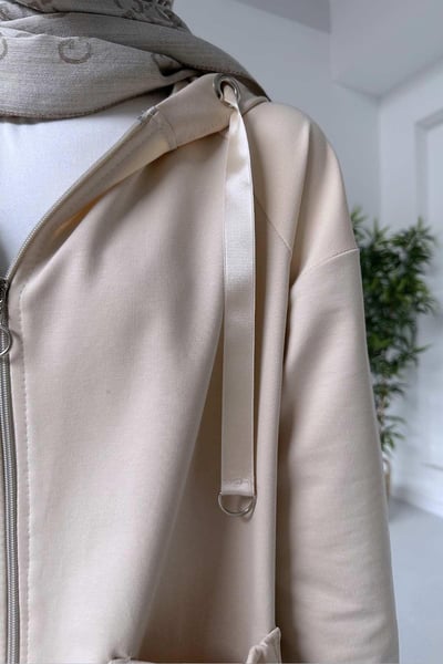 Torba Cepli İki İplik Takım - Bej