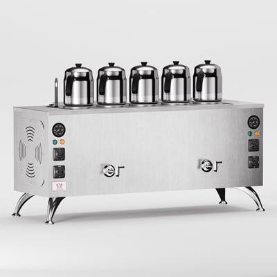 Anka İnoks Pro Compact Elektrikli Çay Makinesi / Kompakt Tasarım, Profesyonel Kullanım,(İPE5)