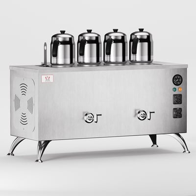 Anka İnoks Pro Compact Elektrikli Çay Makinesi / Kompakt Tasarım, Profesyonel Kullanım,(İPE4)