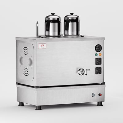 Anka İnoks Pro Compact Hibrit Çay Makinesi / Kompakt Tasarım, Profesyonel Kullanım, Çift Enerji Esnekliği (İPKO2)