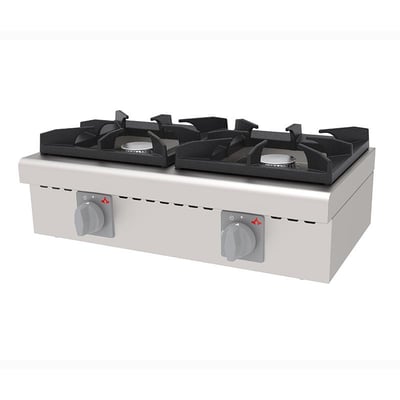 Atalay 2'li Mini Gazlı Set Üstü Ocak, 635 X 360 X 170 mm, AGO - 02