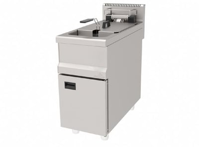 Atalay 30 litre Gazlı Profesyonel Fritöz, (Dolaplı), 40 x 90 x 85, AGF - 490