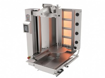 Atalay 4 Radyanlı Gazlı Dar Kesim Compact Döner Robotu, ADR-C1-4G