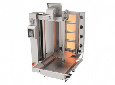 Atalay 4 Radyanlı Gazlı Geniş Kesim Compact Döner Robotu, ADR-C1-4G-GK
